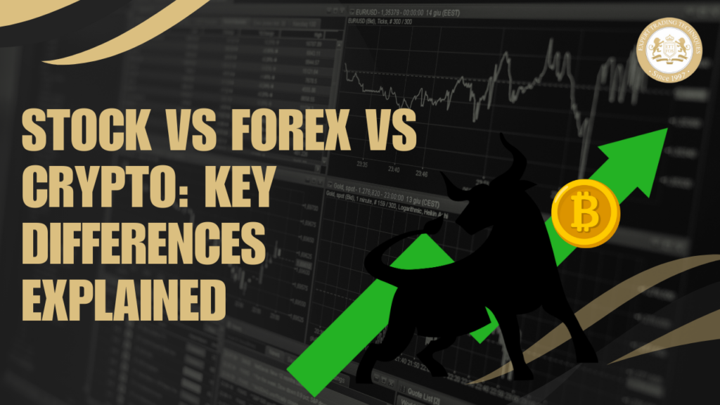Explore Stock vs Forex vs Crypto: Key Differences Explained